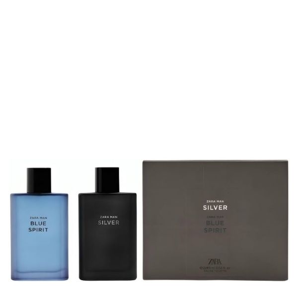 عطر ادکلن زارا دوقلو بلو اسپریت + سیلور | ZARA BLUE SPIRIT + SILVER