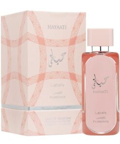 عطر ادکلن لطافه حیاتی فلورنس (صورتی) | Lattafa Hayaati Florence