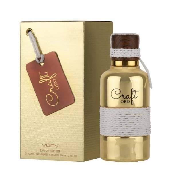 عطر ادکلن لطافه کرافت اورو طلایی | Lattafa Vurv Craft Oro